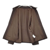 Cale ウールアンゴラシルクビーバージップブルゾン 定価72600円 c223f03j02 ジャケット 22AW ブラウン メンズ カル【中古】6-0913T∞