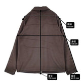Cale ウールアンゴラシルクビーバージップブルゾン 定価72600円 c223f03j02 ジャケット 22AW ブラウン メンズ カル【中古】6-0913T∞