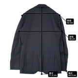 UNITED ARROWS ウール 3B サイズ44 紺ブレ テーラードジャケット 濃紺 ネイビー メンズ ユナイテッドアローズ【中古】6-0913T∞