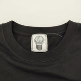 M&M 刺繍 サイズL ロゴプリント 半袖Ｔシャツ カットソー ブラック メンズ エムアンドエム【中古】6-0501S♪