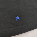 M&M 刺繍 サイズL ロゴプリント 半袖Ｔシャツ カットソー ブラック メンズ エムアンドエム【中古】6-0501S♪