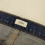 CIOTA PTM-1WA 本藍スビンコットン 13.5oz ストレートデニム ジーンズ サイズ32 デニムパンツ ブルー メンズ シオタ【中古】6-0504G∞
