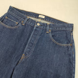 CIOTA PTM-1WA 本藍スビンコットン 13.5oz ストレートデニム ジーンズ サイズ32 デニムパンツ ブルー メンズ シオタ【中古】6-0504G∞