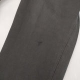 NEAT ２タック ピケパンツ センタープレススラックス サイズ46 パンツ ブラック メンズ ニート【中古】6-0504G∞