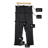 NEAT ２タック ピケパンツ センタープレススラックス サイズ46 パンツ ブラック メンズ ニート【中古】6-0504G∞