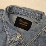 Wrangler W51001 デニムウエスタンシャツ サイズXL 長袖シャツ ブルー メンズ ラングラー【中古】6-0504M∞