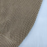 crepuscule 1901-007W MOSS STITCH VEST ノースリーブニット サイズF ベスト ベージュ メンズ クレプスキュール【中古】6-0504M∞
