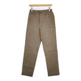 ISSEY MIYAKE MEN ME03FF011 ウエストゴム ストレートパンツ コットン パンツ カーキ系 メンズ イッセイミヤケ メン【中古】6-0504G∞