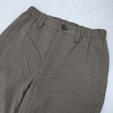 ISSEY MIYAKE MEN ME03FF011 ウエストゴム ストレートパンツ コットン パンツ カーキ系 メンズ イッセイミヤケ メン【中古】6-0504G∞