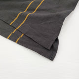 FRED PERRY 鹿の子 ストライプTシャツ FZ1950 サイズL 半袖Ｔシャツ カットソー チャコールグレー メンズ フレッドペリー【中古】6-0501S♪