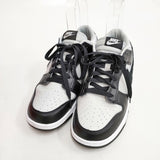 NIKE Dunk Low Retro Chenille Swoosh サイズ26.5cm DQ7683-011 スニーカー ブラック グレー メンズ ナイキ【中古】6-0224G◎