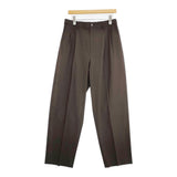 adam et Rope 新品 ポリエステルタックパンツ 定価16940円 GMS-15010-B パンツ ブラウン メンズ アダムエロペ【中古】6-0504G∞