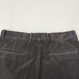 Steven Alan 10Wニドムコーデュロイインツープリーツドレストラウザーズ 定価25300円 パンツ 25AW グレー メンズ スティーブンアラン【中古】6-0219T♪