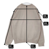 URBAN RESEARCH DOORS ハミルトンウールクルーネックニット 定価10450円 DR37-12X703 セーター ニット ベージュ メンズ アーバンリサーチドアーズ【中古】6-0913T∞