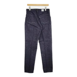 New Manual ニューマニュアル LV MCQUEEN PANTS #022 センタープレススラックス 日本製 サイズ31 デニムパンツ ネイビー メンズ【中古】6-0412G∞