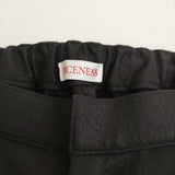 NICENESS SQUIRE ウールミルド ルースパンツ サイズS 定価63800円 NN-4202J16 イージー パンツ ブラック メンズ ナイスネス【中古】6-0219T♪
