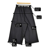 NICENESS SQUIRE ウールミルド ルースパンツ サイズS 定価63800円 NN-4202J16 イージー パンツ ブラック メンズ ナイスネス【中古】6-0219T♪