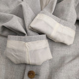 ANSNAM over jacket 定価165000円 サイズ02 AN25AW04-3-02 ウール テーラードジャケット 25AW グレー メンズ アンスナム【中古】6-0219T♪