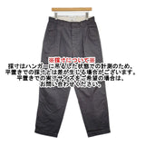 Graphpaper GM221-40208B Westpoint ChinoTuck Tapered Pant チノパンツ グレー メンズ グラフペーパー【中古】6-0523G∞