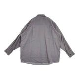 YOKE OVERSIZED BIG POCKET SHIRT YK21SS0189SH レーヨンポリエステル サイズ2 長袖シャツ グレー メンズ ヨーク【中古】6-0523M∞