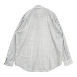 AURALEE SHEER WOOL SILK SHIRTS A22SS01WS サイズ5 シアー 長袖シャツ グレー メンズ オーラリー【中古】6-0523M∞