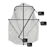 AURALEE SHEER WOOL SILK SHIRTS A22SS01WS サイズ5 シアー 長袖シャツ グレー メンズ オーラリー【中古】6-0523M∞