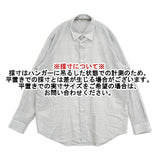 AURALEE SHEER WOOL SILK SHIRTS A22SS01WS サイズ5 シアー 長袖シャツ グレー メンズ オーラリー【中古】6-0523M∞