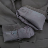 Blanc YM Short trench coat サイズM 日本製 ウール ショート トレンチコート チャコールグレー メンズ ブランワイエム【中古】6-0908T♪