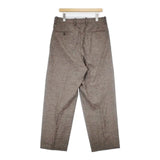 adam et Rope GMS-15030-B 2タック センタープレススラックス サイズL パンツ ブラウン マルチカラー メンズ アダムエロペ【中古】6-0817T∞