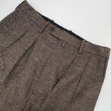 adam et Rope GMS-15030-B 2タック センタープレススラックス サイズL パンツ ブラウン マルチカラー メンズ アダムエロペ【中古】6-0817T∞