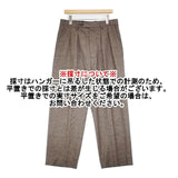 adam et Rope GMS-15030-B 2タック センタープレススラックス サイズL パンツ ブラウン マルチカラー メンズ アダムエロペ【中古】6-0817T∞