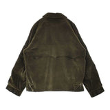Adam et Rope WILD LIFE TAILOR BRISBANE MOSS コーデュロイブルゾン ジャケット カーキ メンズ アダムエロペ/ワイルドライフテーラー【中古】6-0913T∞