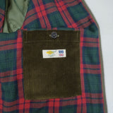 Adam et Rope WILD LIFE TAILOR BRISBANE MOSS コーデュロイブルゾン ジャケット カーキ メンズ アダムエロペ/ワイルドライフテーラー【中古】6-0913T∞