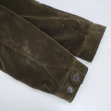 Adam et Rope WILD LIFE TAILOR BRISBANE MOSS コーデュロイブルゾン ジャケット カーキ メンズ アダムエロペ/ワイルドライフテーラー【中古】6-0913T∞