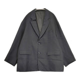 Graphpaper Suvin Double Weave Jacket 定価63800円 GM233-20087B テーラードジャケット 23AW ブラック メンズ グラフペーパー【中古】6-0908M♪