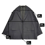 Graphpaper Suvin Double Weave Jacket 定価63800円 GM233-20087B テーラードジャケット 23AW ブラック メンズ グラフペーパー【中古】6-0908M♪