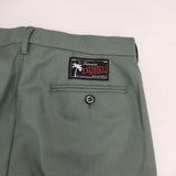 DAIRIKU Deck Detail Wool Slacks 20AW-B-2 センタープレススラックス サイズM ウール パンツ グリーン メンズ ダイリク【中古】6-0817T∞