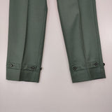 DAIRIKU Deck Detail Wool Slacks 20AW-B-2 センタープレススラックス サイズM ウール パンツ グリーン メンズ ダイリク【中古】6-0817T∞