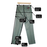 DAIRIKU Deck Detail Wool Slacks 20AW-B-2 センタープレススラックス サイズM ウール パンツ グリーン メンズ ダイリク【中古】6-0817T∞