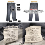 Levi's USA製 519 W33L31 ヴィンテージ 80～90年代 コーデュロイ パンツ ネイビー メンズ リーバイス【中古】6-0908T♪