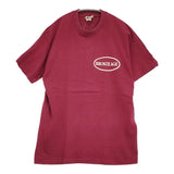 BRONZ AGE ブロンズエイジ スカルフィッシュ 90年代 USA製 サイズL 半袖Ｔシャツ カットソー レッド メンズ【中古】6-0501S♪
