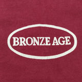 BRONZ AGE ブロンズエイジ スカルフィッシュ 90年代 USA製 サイズL 半袖Ｔシャツ カットソー レッド メンズ【中古】6-0501S♪