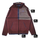patagonia 22790 メンズ レトロパイルプルオーバー サイズM フリース ジャケット ワインレッド メンズ パタゴニア【中古】6-0817T∞