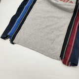 Rebuild by Needles 再構築 リメイク サイズS 半袖Ｔシャツ カットソー グレー ネイビー メンズ リビルドバイニードルス【中古】6-0501S♪