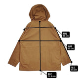 Engineered Garments プルオーバーシャツ アノラックパーカー XS 長袖シャツ ブラウン メンズ エンジニアードガーメンツ【中古】6-0523M∞