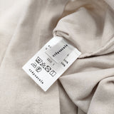 crepuscule 製品染天竺カットソー 定価12100円 2001-005 サイズ1 ポケット 半袖Ｔシャツ カットソー ライトベージュ メンズ クレプスキュール【中古】6-0501S♪