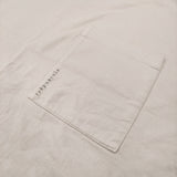 crepuscule 製品染天竺カットソー 定価12100円 2001-005 サイズ1 ポケット 半袖Ｔシャツ カットソー ライトベージュ メンズ クレプスキュール【中古】6-0501S♪