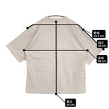 crepuscule 製品染天竺カットソー 定価12100円 2001-005 サイズ1 ポケット 半袖Ｔシャツ カットソー ライトベージュ メンズ クレプスキュール【中古】6-0501S♪