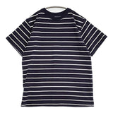 Columbia Knit USA製 ボーダー サイズL 半袖Ｔシャツ カットソー ネイビー ホワイト メンズ コロンビア ニット【中古】6-0501S♪