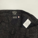 or Slow EU M JPN L 3 ウール タック テーパード パンツ チャコールグレー レディース オアスロウ【中古】6-0905T∞